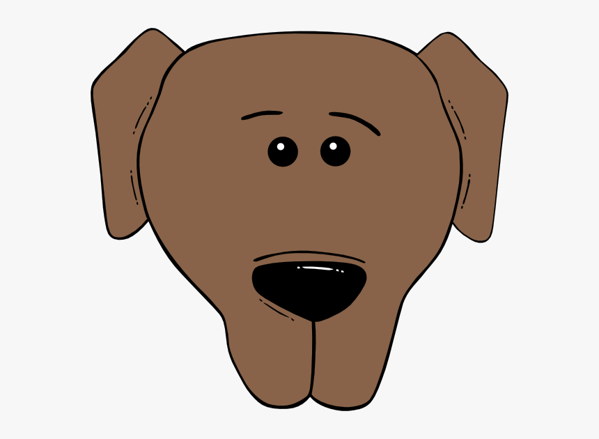 Cartoon Dog Head Svg Clip Arts -