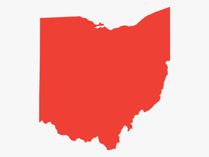Ohio State University Cleveland Clip Art - Vector Ohio Silhouette