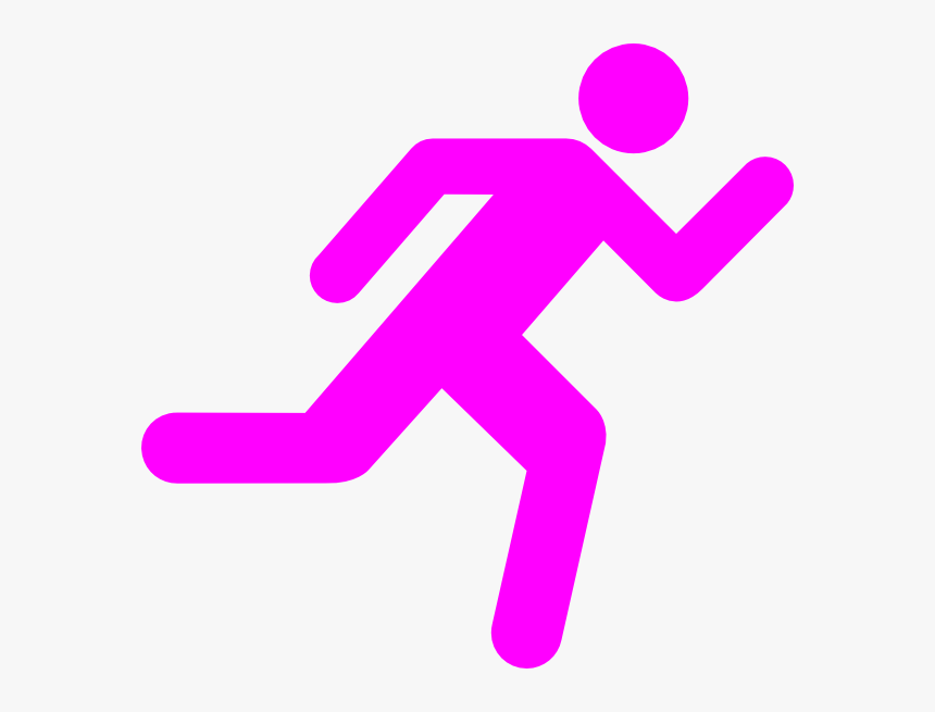 Run Man Icon - Transparent Backg