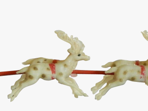 Sleigh Clipart Christmas Sleigh Ride - Santa And Reindeer Diy Decoration