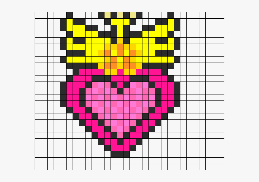 Pixel Art Hearts Png