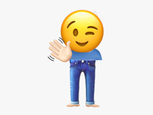 Hey Dont Be Afraid 

its Just Emoji Man - Smiley