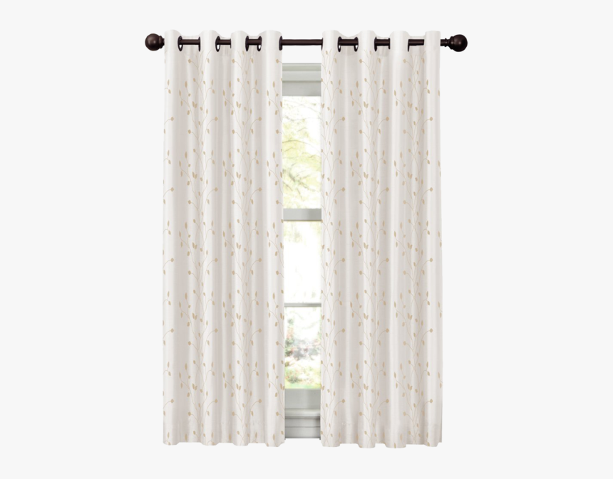 Maytex Mills Jardin Embroidered Thermal Window Curtain - Window Covering