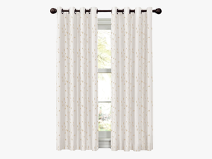 Maytex Mills Jardin Embroidered Thermal Window Curtain - Window Covering