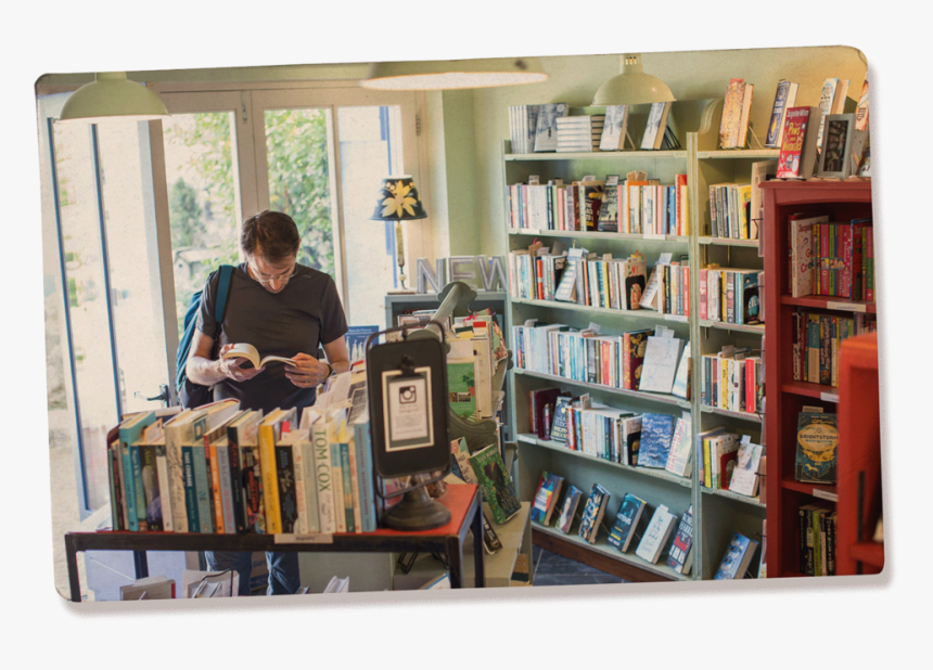 Much Ado Bookshop Postcard - Public Library