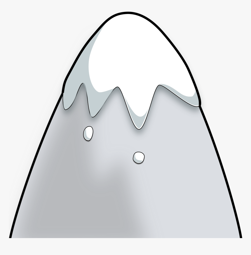 Mountain In A Cartoon Style Clip Arts - Cartoon Mountain