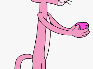 Pink Panther Vector - Pink Panther Diamond Cartoon