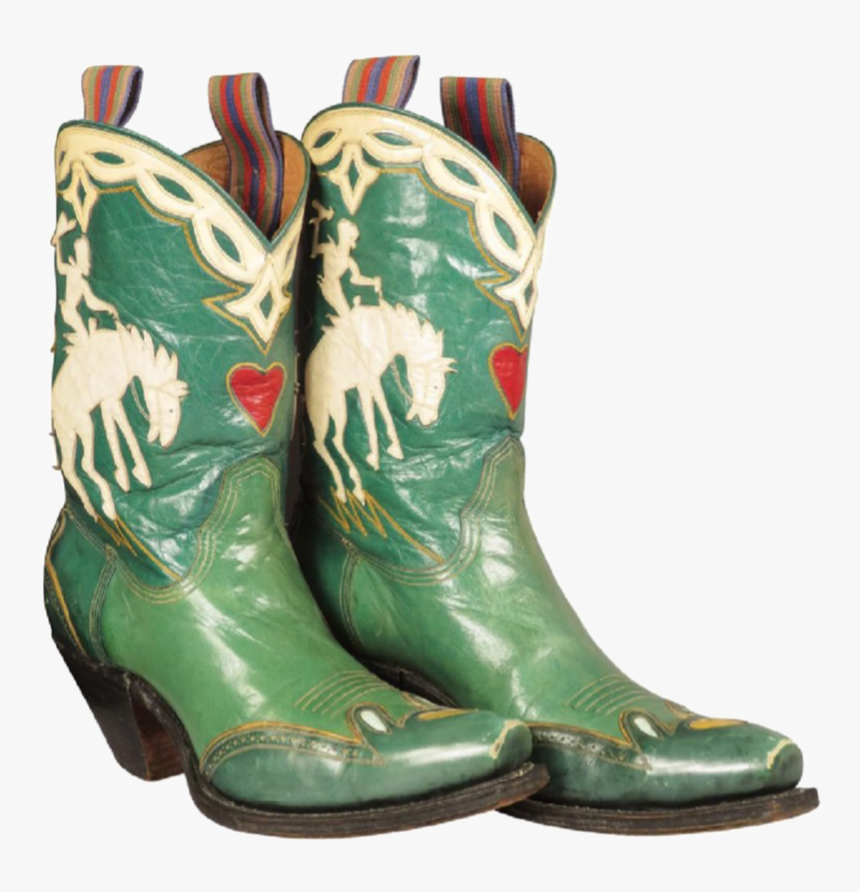 Cowboy Boot Png High-quality Image - Green Vintage Cowboy Boots