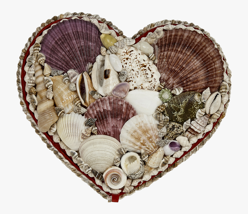 Seashell Jewelry Heart Shaped Box - Shell Heart Shaped Box