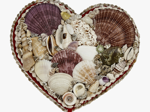 Seashell Jewelry Heart Shaped Box - Shell Heart Shaped Box