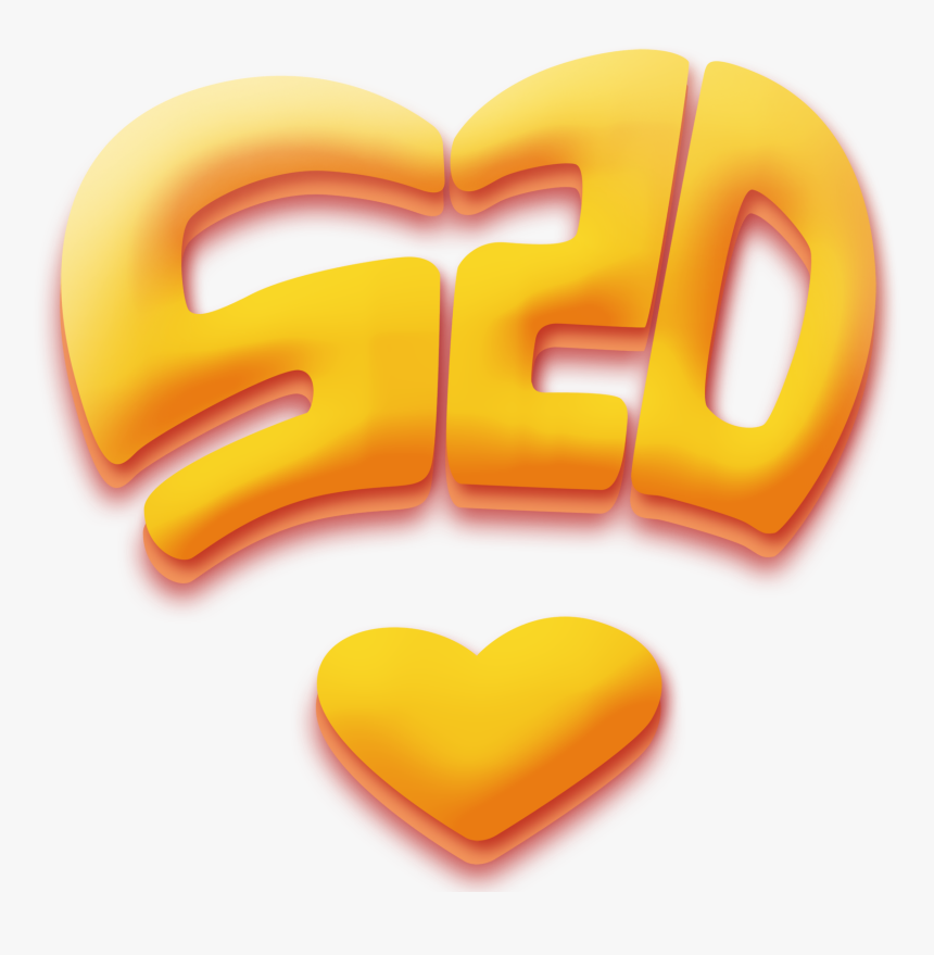 Yellow Heart Shaped 520 Word Art
