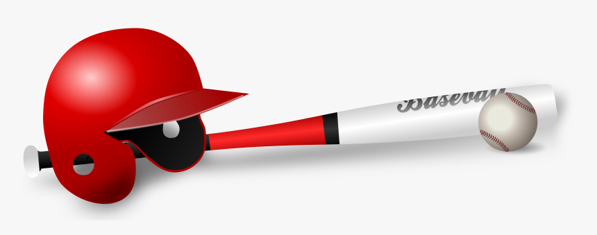 Remix Of Baseball By Gnokii Clip Arts - Baseball Helmet And Bat