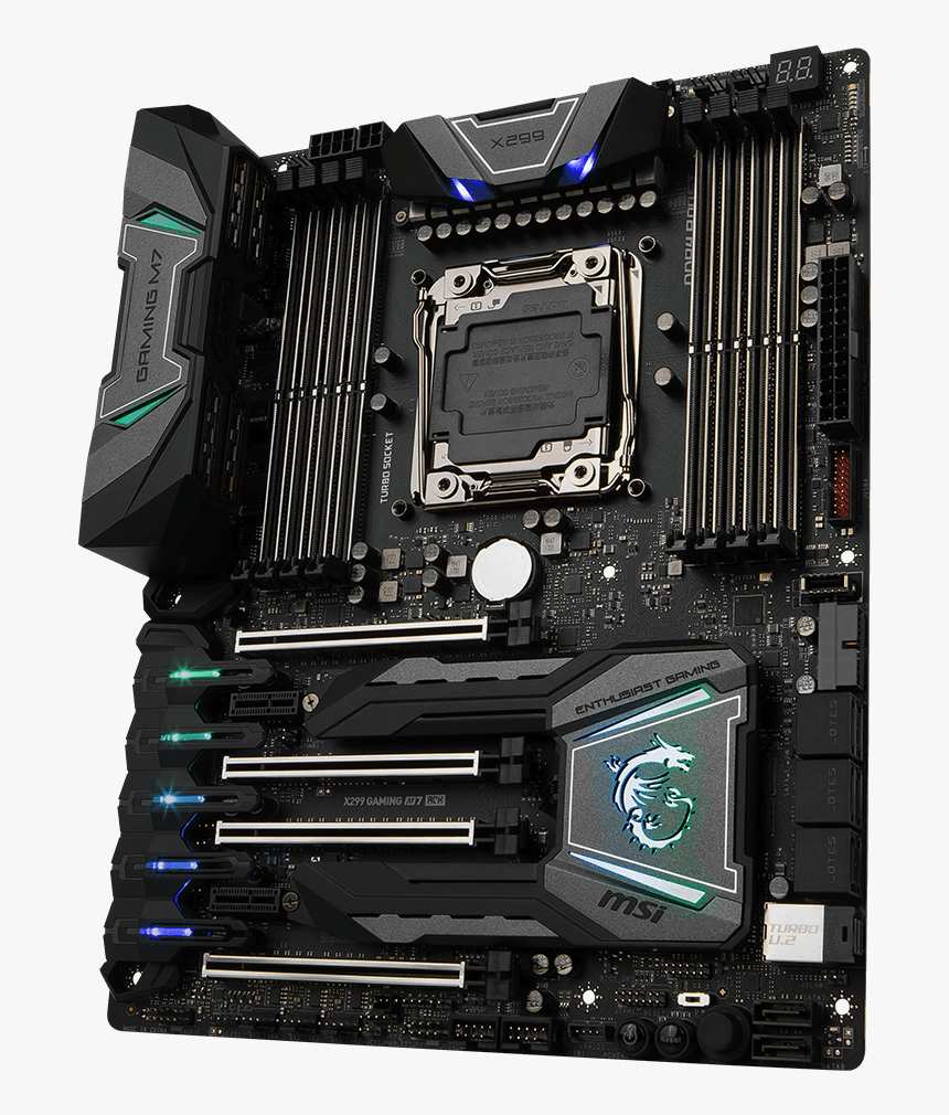 Motherboard Png Background Image - Msi X299 Gaming M7 Ack