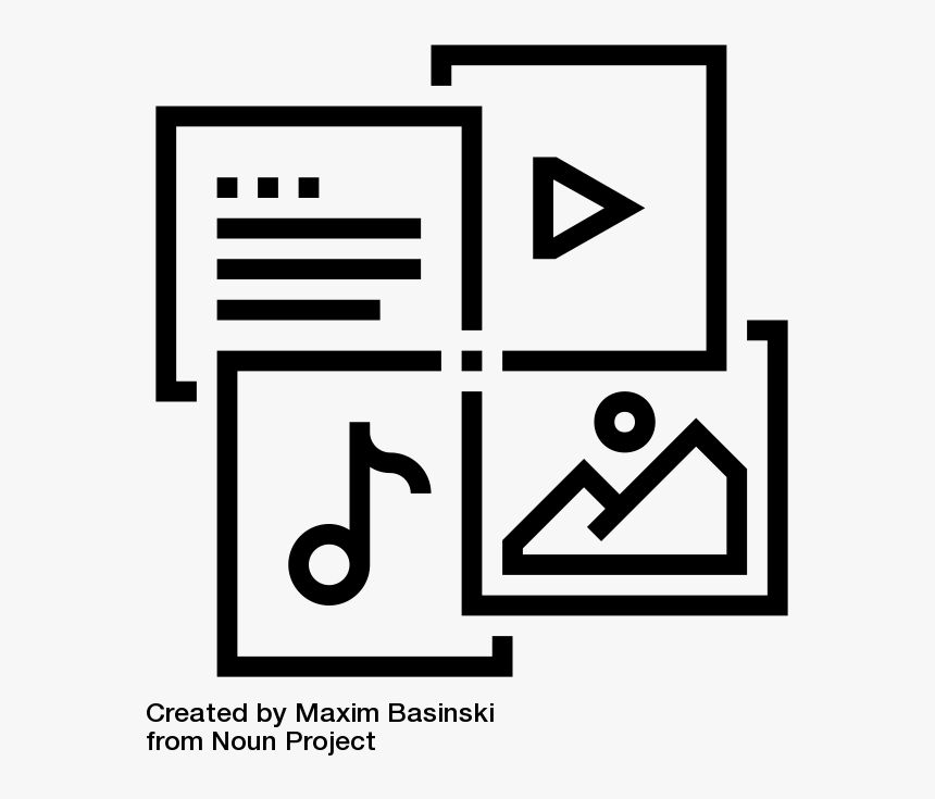 Multimedia By Maxim Basinski From The Noun Project - Extra Curricular Activities Symbol
