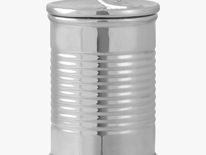 Silver Can - Plastic
