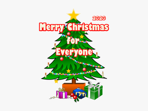 Merry Christmas For Everyone Png Image Pngbg - Animated Cartoon Christmas Tree