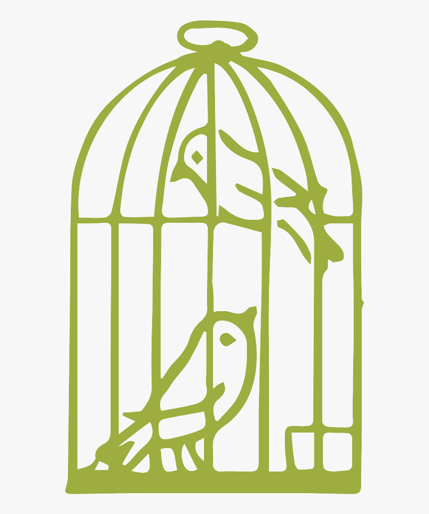Bird Cage Coloring Page