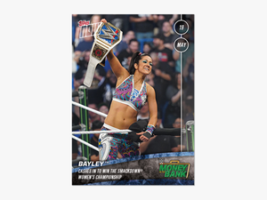 Wwe Topps Now® Card - Wwe Bayley Smackdown Champion