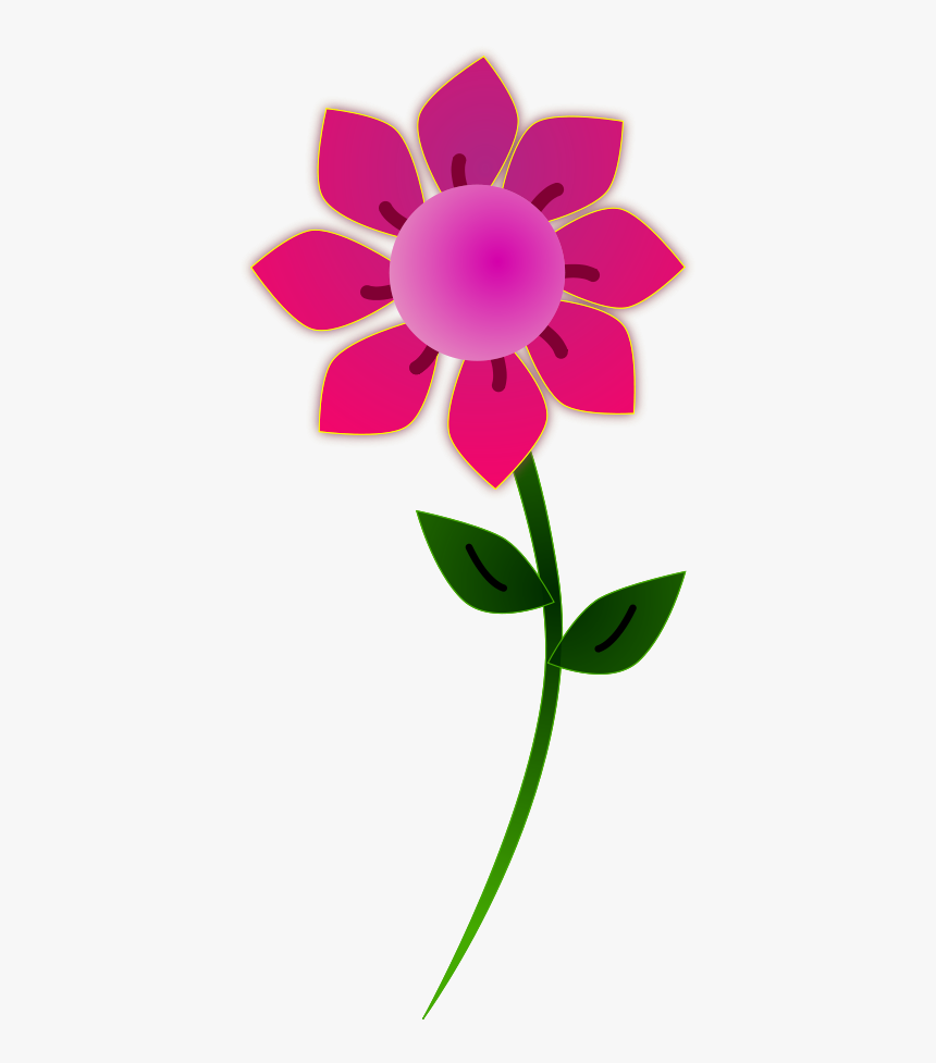 Pink Sun Flower Vector File Vector File - Flower Clipart Png