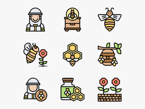 Beehive Icons Free Vector - Icono De Colmena Png