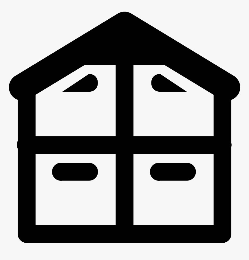 This Icon Is Depicting A House-like Structure That - Warehouse .ico