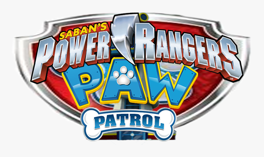 Paw Patrol Logo Clipart Clip Art Paw-patrol - Dino Charge Power Rangers Super Ninja Steel