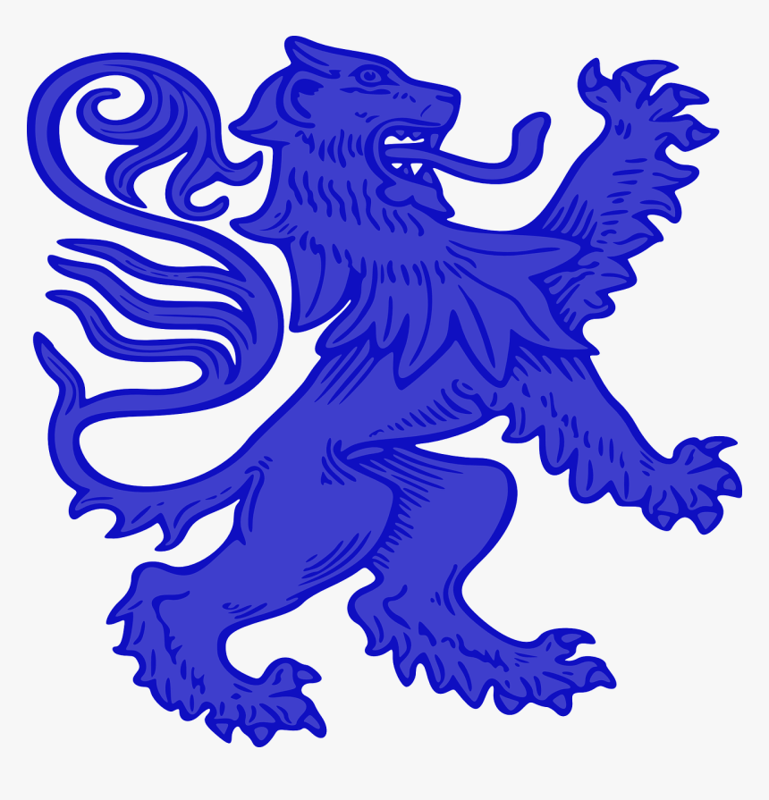 Lion Emblem Lilac Free Photo - Clip Art