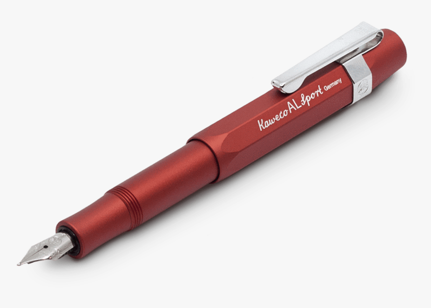 Kaweco Al Sport Fountain Pen In Deep Red - Writing