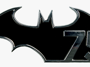 Batman 75th Anniversary Logo Black And Chrome Premium - Emblem