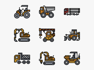 Construction Car - Bulldozer Icon