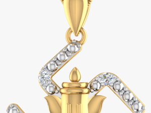 Tanishq Diamond Gold Pendant
