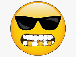 #smiley #hiphop #grillz - Smiley Face With Grillz