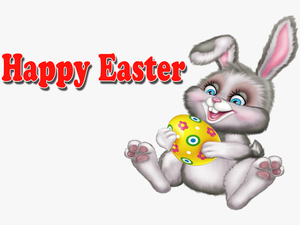Happy Easter Png Transparent Image - Coelhos Da Pascoa Png