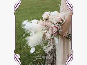 A Gorgeous Silk Artificial Boho Whimsical Romantic - Flower Bouquet