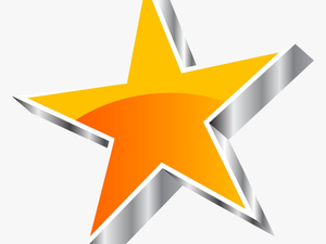 Star Clipart For Website - Star Vector 3d