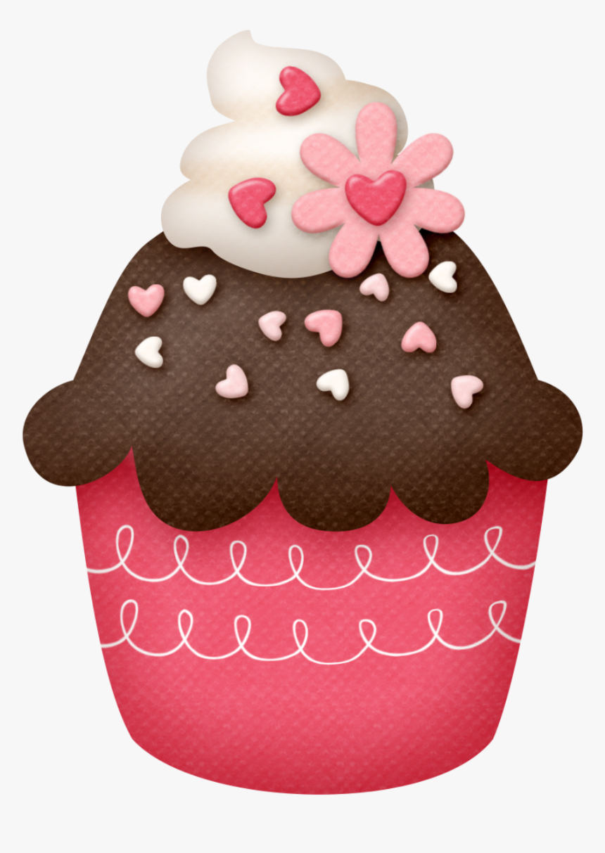 Cute Halloween Cupcake Clipart T