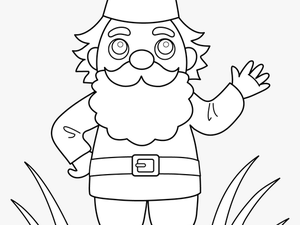 Collection Of Free Gnome Drawing Family Download On - Coloring Book