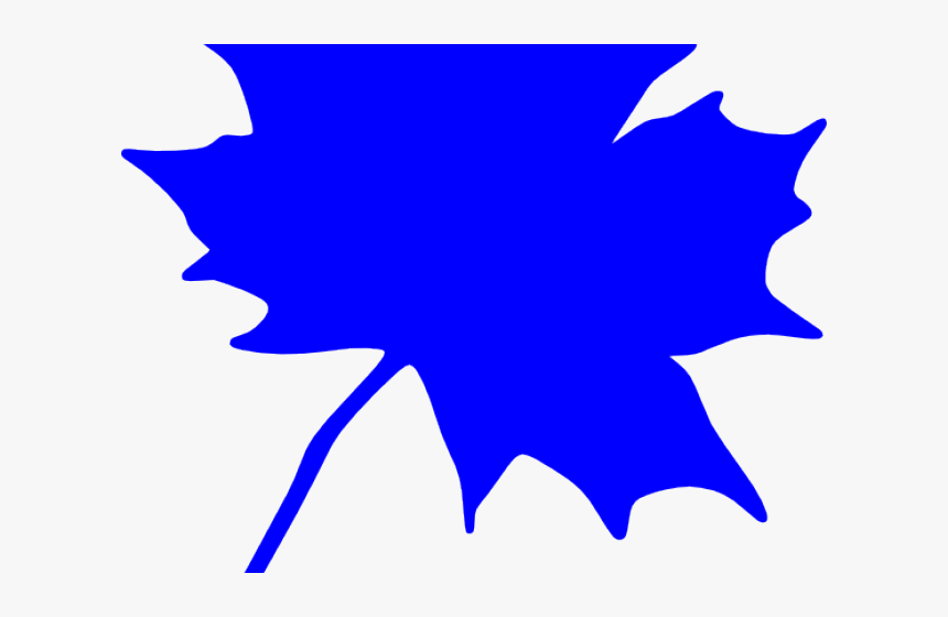 Maple Leaf Clipart Blue - Orange Maple Leaf Clipart