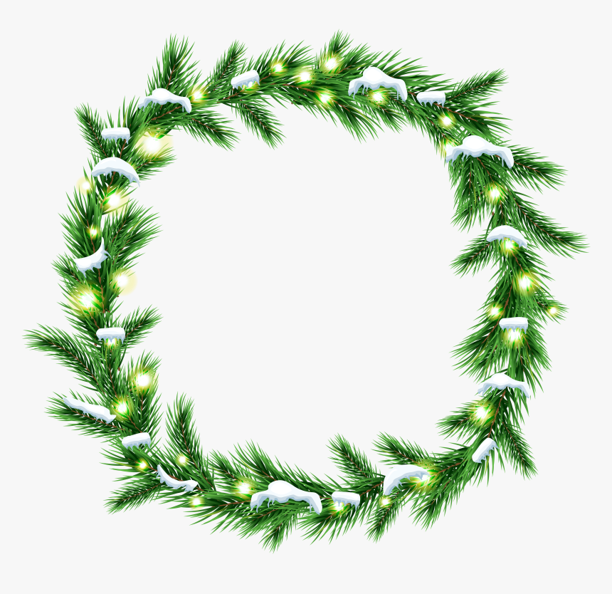 Black And White Wreath Clipart Free