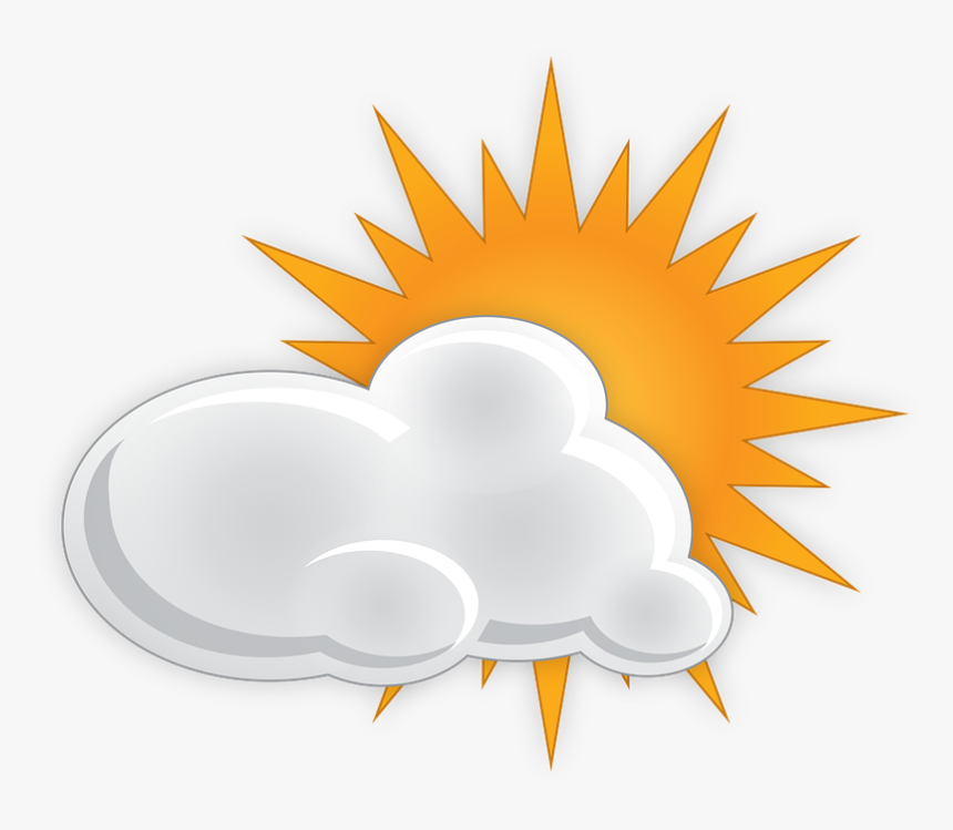 Sun And Clouds Clipart 11