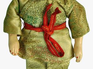Antique Papier Mache Doll From China