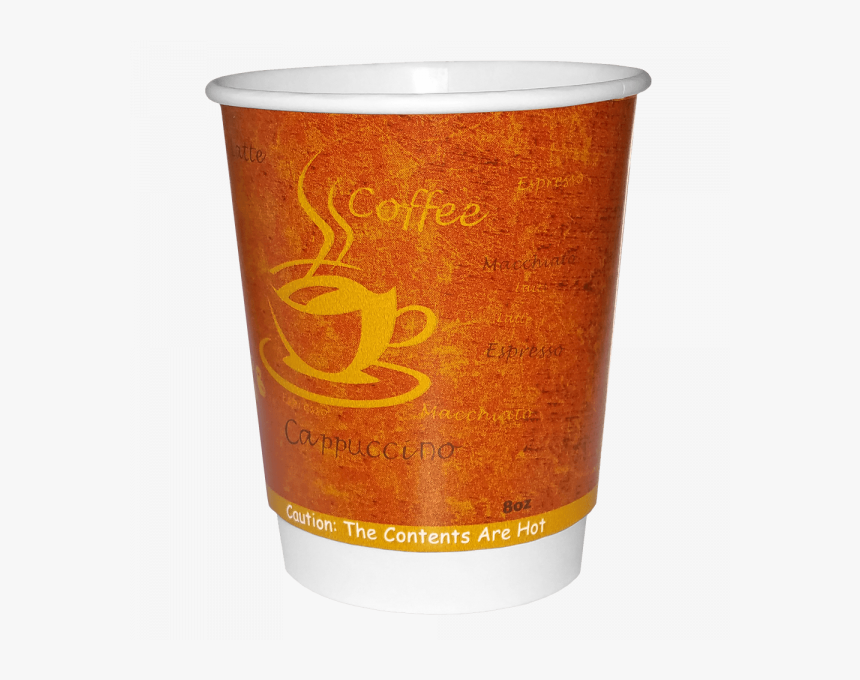 8oz Rimini Double Wall Paper Cup - Glass Cup Coffee Paper