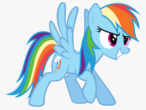Transparent Confident Clipart - Pony Friendship Is Magic Rainbow