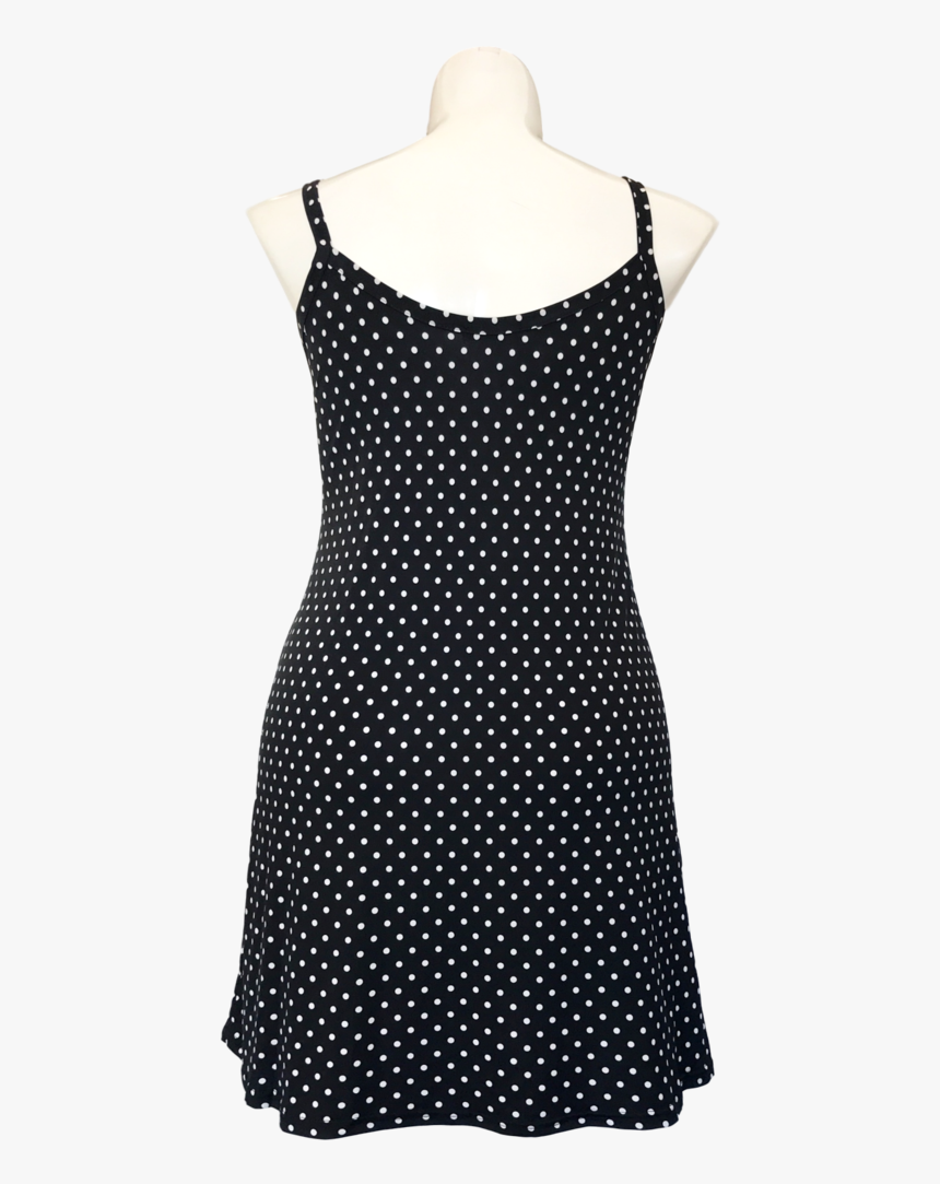 Black And White Polka Dot Slip Dress Greta For Missy - Purple Polka Dot Dress