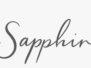 Sapphire Spa Logo & Lotus - Calligraphy