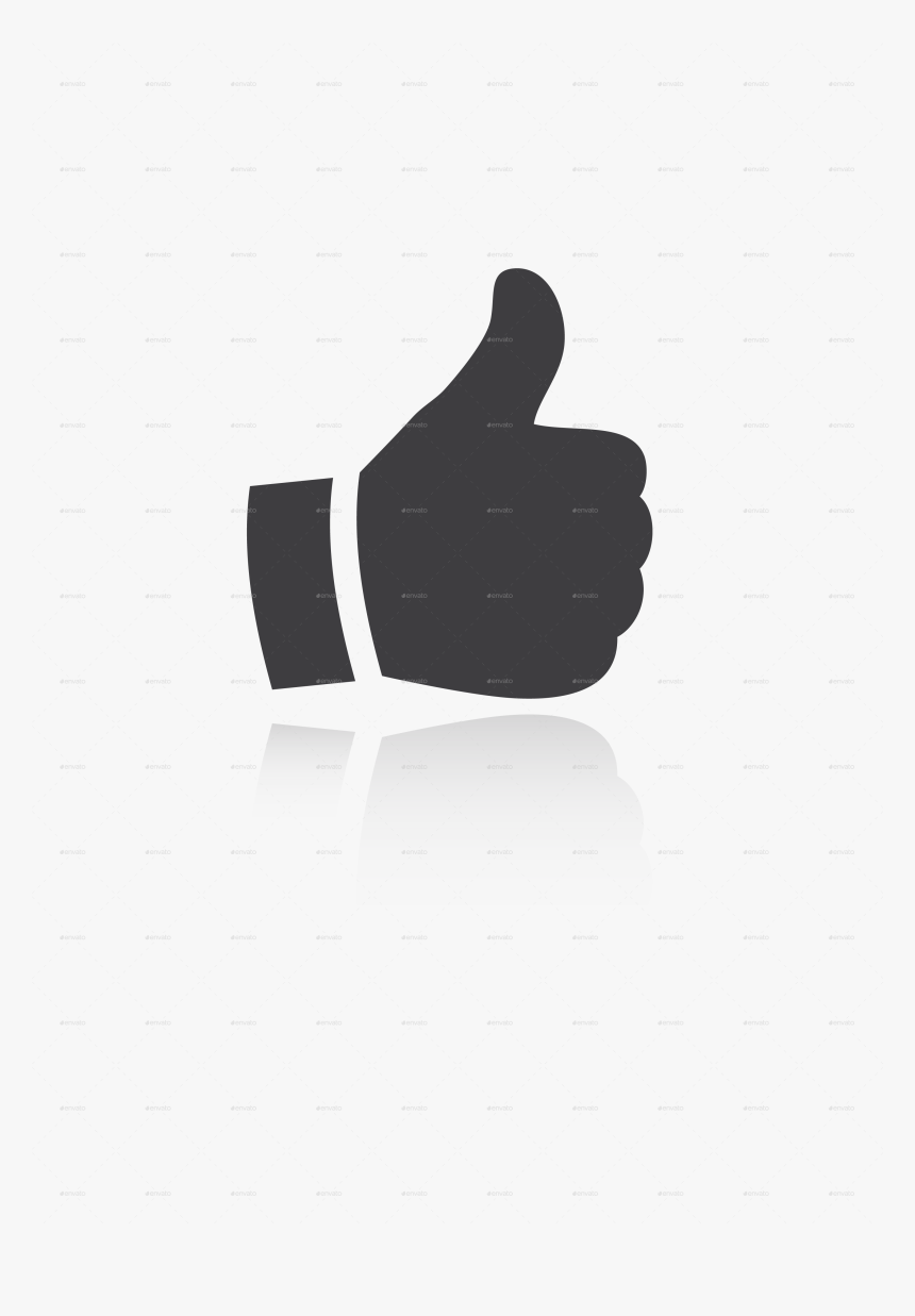 Transparent Thumb Up Icon Png - 