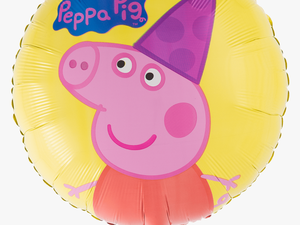 Transparent Party Hat Transparent Png - Peppa Pig Balloon