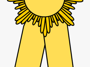 Prize Ribbon Gold Clip Arts - Girl Scout Gold Award Clipart