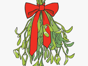 Free Mistletoe Clipart - Clipart Cartoon Mistletoe Ball Transparent