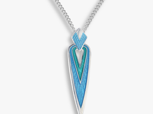 Nicole Barr Designs Sterling Silver Necklace Deco Arrow - Locket